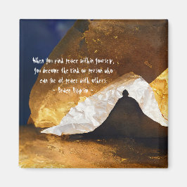 Black Gold Yoga Meditation Instructor Reiki Master Magnet