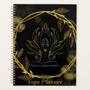 Black&Gold Yoga Planer