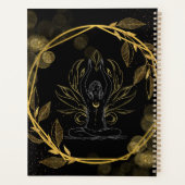 Black&Gold Yoga Planer (Rückseite)