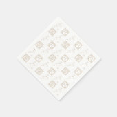 Black & Gold Zodiac Leo Astrologie Star Sign Squar Serviette (Ecke)