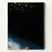 Black Golden | Sparkling Christmas Recipe Book Notizblock (Rückseite)