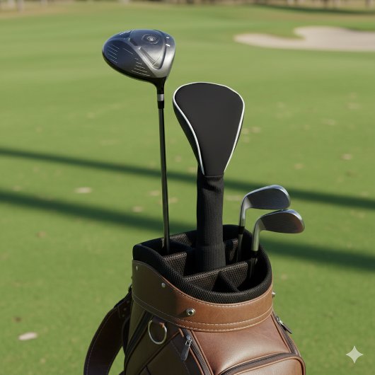 Black Golf Head Cover - Perfekt für Ihre Clubs Golf Headcover