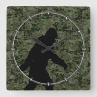 Black Gone Squatchin Woodland Digital Camouflage