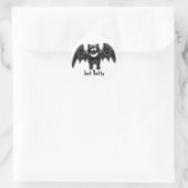 Black Goofy Bat, einfach Batty Aufkleber (Tasche)