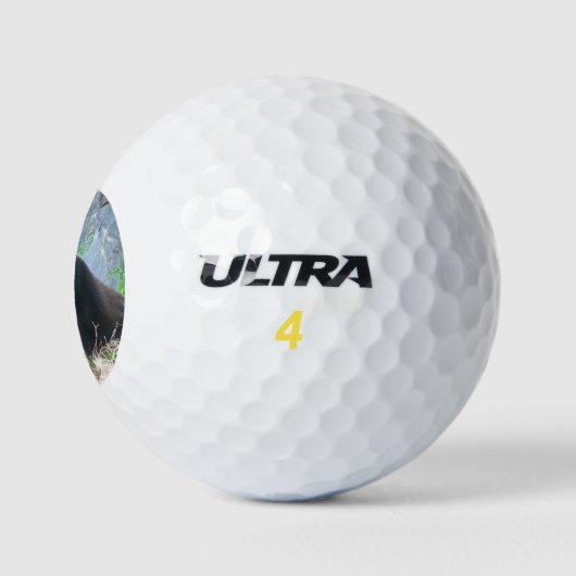 Black Gorilla Golfball (Logo)