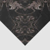 Black Goth Fantasy Fabric Seidenpapier (Detail)