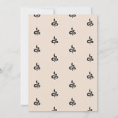 Black Goth Snake Geburtstagsparty Einladung (Rückseite)