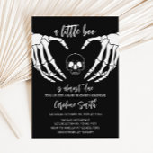 Black Gothic Baby Dusche Einladung