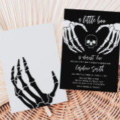 Black Gothic Baby Dusche Einladung