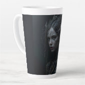 Black Gothic Girl Milchtasse (Linke Ecke)