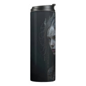 Black Gothic Girl Thermosbecher (Nach links gedreht)