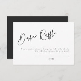 Black Gothic Inspiriert Babydusche-Windelwanne Begleitkarte