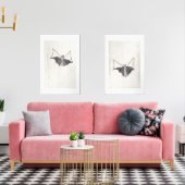 Black Gothic Lace Bats Set (Wohnzimmer)