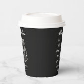 Black Gothic Mermaid Letztes Segel-Junggeselinnen- Pappbecher (Links)