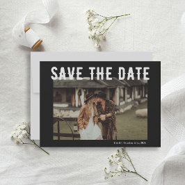 Black Gothic Skeleton Til Death Wedding Foto Save The Date