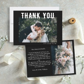 Black Gothic Til Death Wedding Foto Dankeskarte