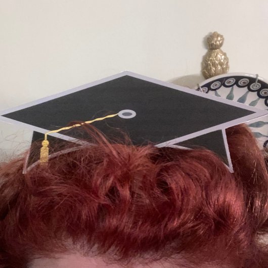 Black Graduate Cap Graduate Party Hat Card Karte