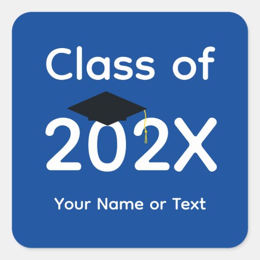 Black Graduation Cap #1-4 Stickers (Vorderseite)