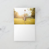 Black Graduation Cap and Cowboy Boot Dankeskarte (Innenseite)