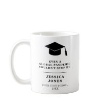 Black Graduation Cap Class of 2021 Pandemic