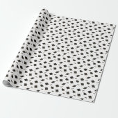 Black Graduation Cap Toss Geschenkpapier (Ungerollt)