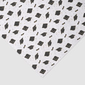 Black Graduation Cap Toss Seidenpapier (Ausschnitt)