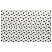 Black Graduation Cap Toss Stoff (Fat Quarter (45,7 x 55,9 cm))