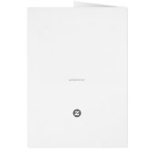 Black Graident Christmas Card - faltbar (Hinten)