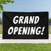Black Grand Opening! Banner (Außenbereich)