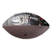 Black Graue Namensnummer Team Voll Foto Football (Gedreht 270)