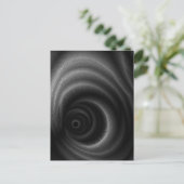 Black Gravity Postkarte (Stehend Vorderseite)