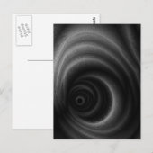 Black Gravity Postkarte (Vorne/Hinten)