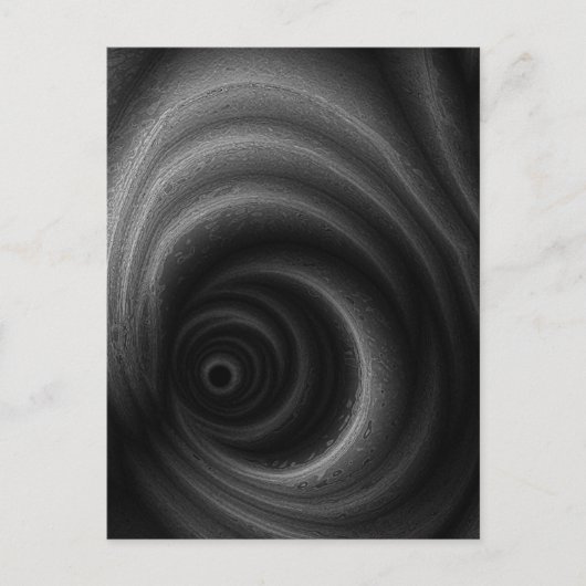 Black Gravity Postkarte (Vorderseite)