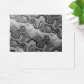 Black Gray Groovy Waves (Schreibtisch)