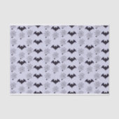 BLACK & GRAY HALLOWEEN BATTEN & SPIDER WEBS SEIDENPAPIER (Vorderseite)