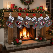 Black Gray Jet Drone Aerial Flight Lovers Photo Kleiner Weihnachtsstrumpf