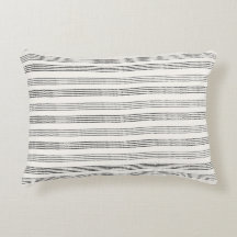 Black Gray Moderner Minimalistisch Stripe Boho