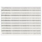 Black Gray Moderner Minimalistisch Stripe Boho Tischdecke (Vorderseite (Horizontal))