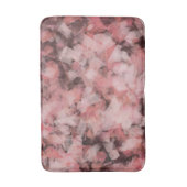 Black Gray Pink White Modern Geometric Abstract Badematte (Vorderseite Vertikal)