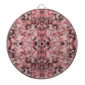 Black Gray Pink White Modern Geometric Abstract Dartscheibe (vorne)