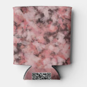 Black Gray Pink White Modern Geometric Abstract Dosenkühler (Vorderseite)