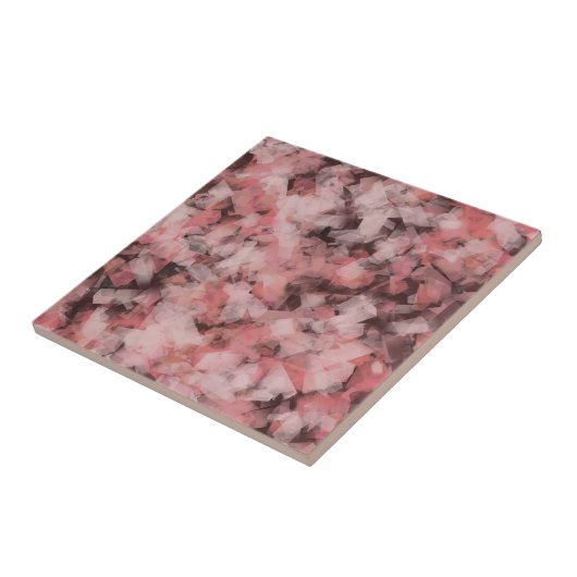 Black Gray Pink White Modern Geometric Abstract  Fliese (Seite)