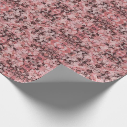Black Gray Pink White Modern Geometric Abstract Geschenkpapier (Ecke)