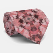 Black Gray Pink White Modern Geometric Abstract Krawatte (Gerollt)