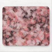 Black Gray Pink White Modern Geometric Abstract Mousepad (Vorne)