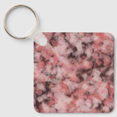 Black Gray Pink White Modern Geometric Abstract Schlüsselanhänger (Vorderseite)