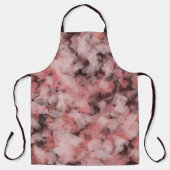 Black Gray Pink White Modern Geometric Abstract Schürze (Vorderseite)