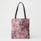 Black Gray Pink White Modern Geometric Abstract Tasche (Vorderseite)