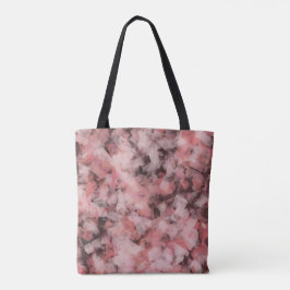 Black Gray Pink White Modern Geometric Abstract Tasche