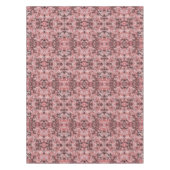 Black Gray Pink White Modern Geometric Abstract Tischdecke (Vorderseite)